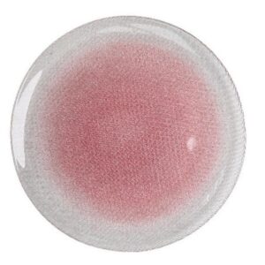 wholesale arjl2096 13" pink beaded glass charger plate garden wedding decor (复制)