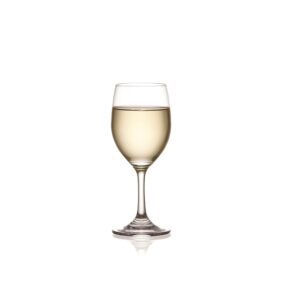 wholesale 250ml (8.5oz) crystal white wine glass arj3188 small stemware for banquets & events