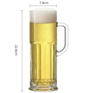 classic beer stein 1000ml – arj1000 | heavy glass beer mug wholesale (复制)