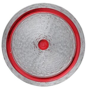 wholesale arjl2092 13" rose blush woven texture glass charger plate (复制)